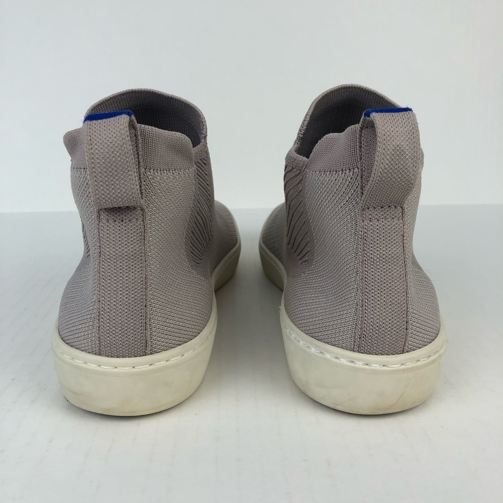 Rothy's The Chelsea Slip On Gray Ankle Knit High Top Sneaker - Picture 4 of 10